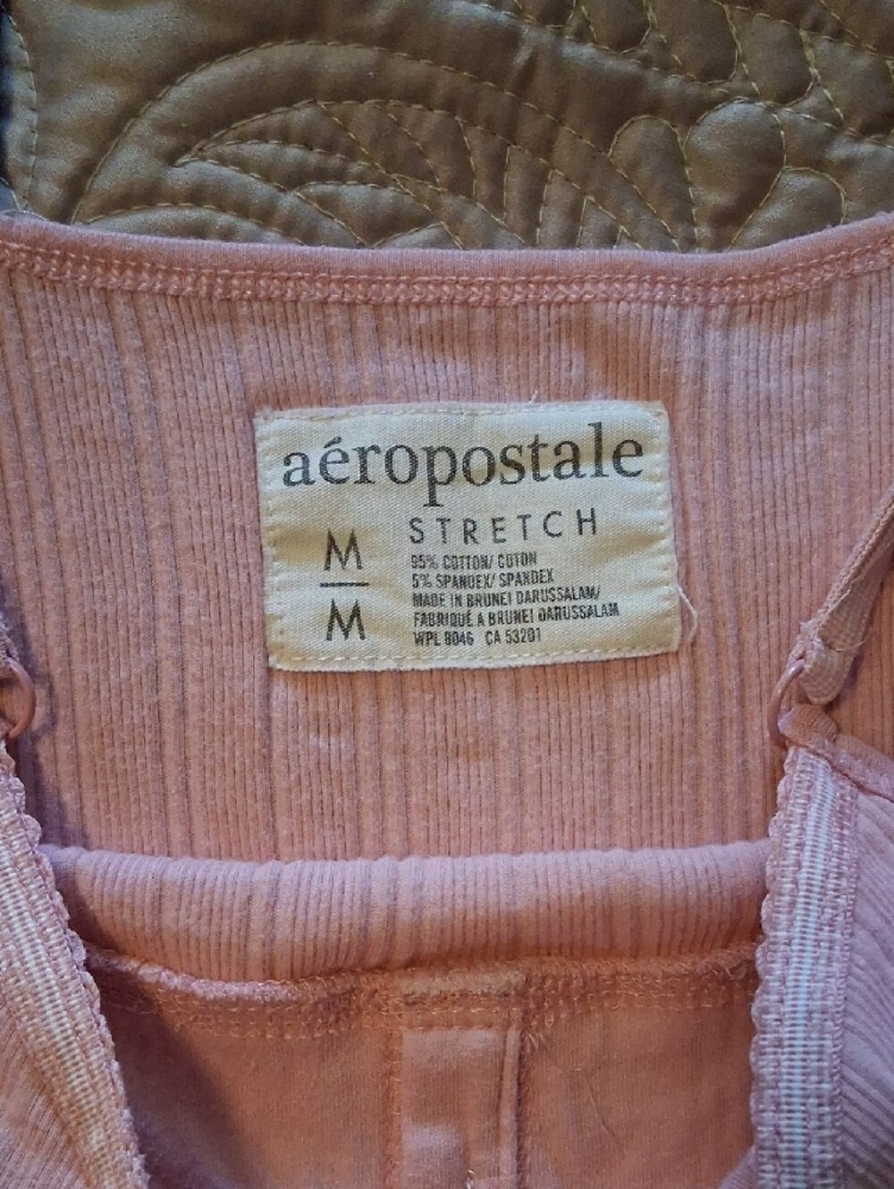 Pink Ribbed Cami Tank Top - Picture 5 of 6